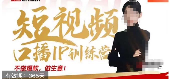 大实话IP圈周百见短视频口播IP训练营，短视频创业方法百度网盘