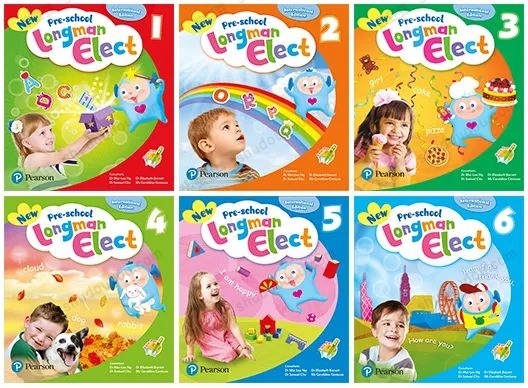 香港朗文幼儿园英语教材longman elect 幼儿1-6含白板软件（教材+教师用书+音频）