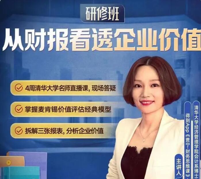 贾宁从财报看透企业价值・研修班百度网盘