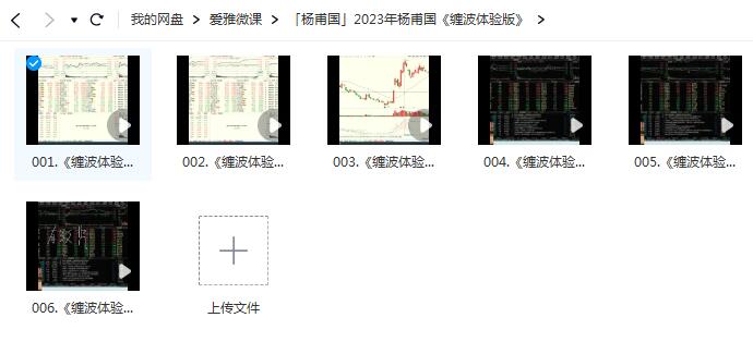 【杨甫国】《2023年杨甫国 缠波体验版》百度网盘