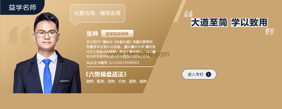 【益学堂】张帅-六势操盘战法 2022年百度网盘