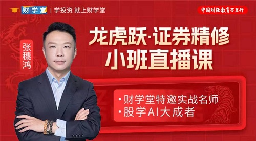 【财学堂】《张穗鸿 龙虎跃 鸿雁·证券精修小班直播课》