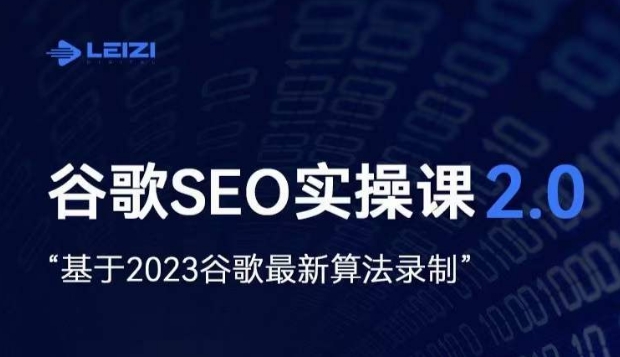 雷子・谷歌SEO 2.0实战课，独立站询盘自由必备百度网盘