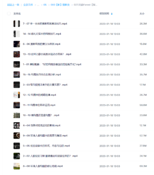周森Forest【解码构图】摄影构图教程百度网盘
