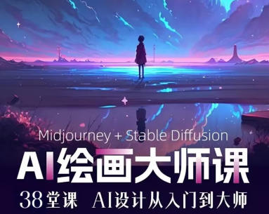 AI进化社2023年MJ&Stable diffusion绘画课百度网盘