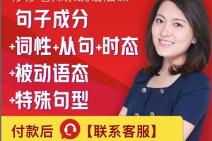 沙沙老师系统语法课百度网盘