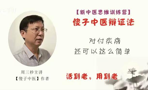 周三秒新中医思维训练营系列课－暨傻子中医辩证法百度网盘