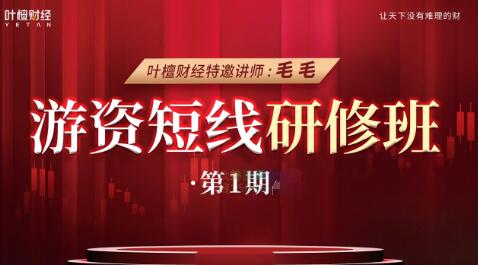 【毛毛老师】《游资短线研修班 毛毛老师线下课》