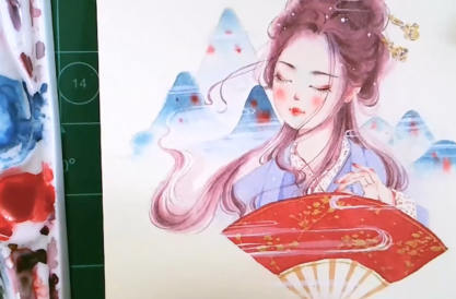 阿妹艺术丫丫古风梦幻水彩人物系统课百度网盘