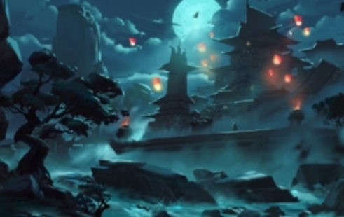 【设计上新】292.画画的笔尖概念场景原画进阶就业班第2期