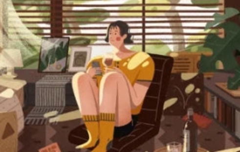 【设计上新】306.阿妹艺术HOHO猴扁平插画系统课