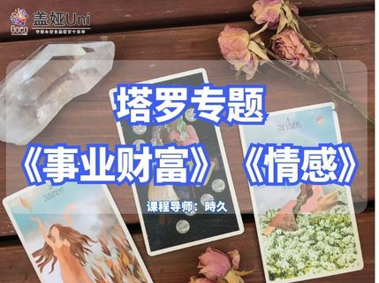 【抖音上新】塔罗牌4套课程 测算你的事业，爱情，情感财富！