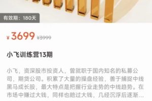 小飞训练营13期课程