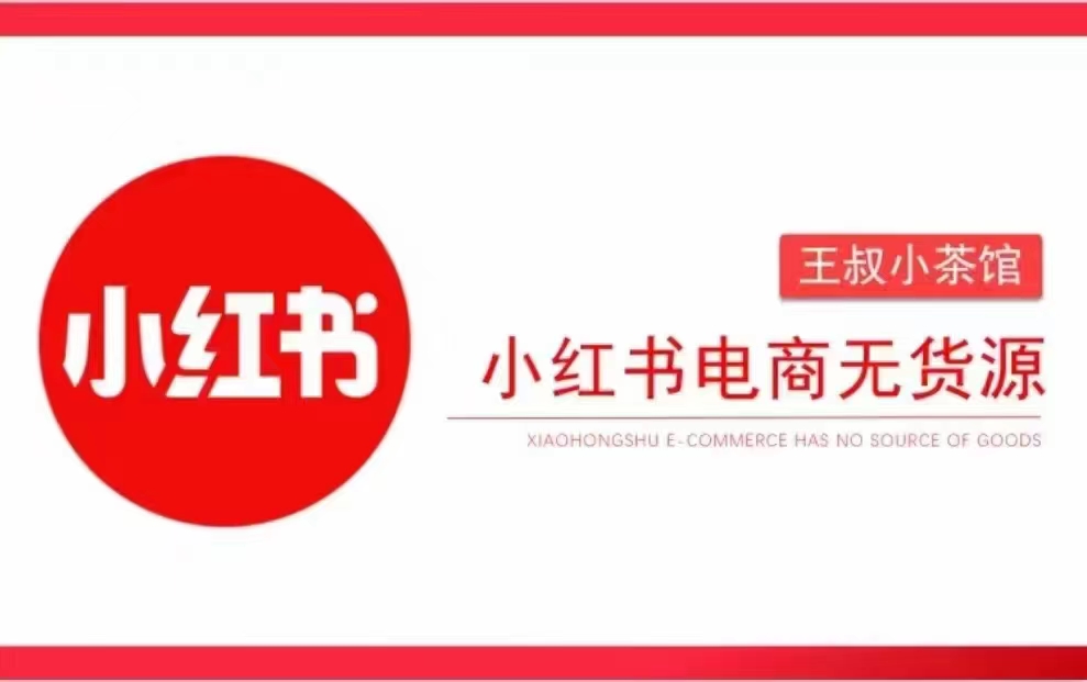 王叔笔记-小红书电商无货源打卡，抢先占领小红书无货源电商风口