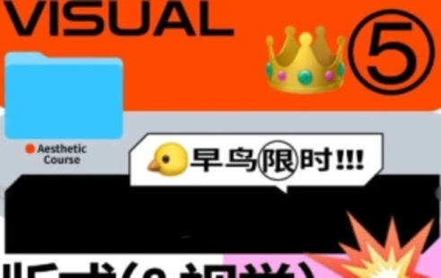 【设计上新】46.【缺课】召物少年美学课程版式与视觉第5期2023年【画质还行只有视频】