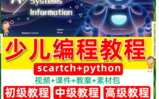 少儿编程Scratch网课入门Python趣味教程儿童课程