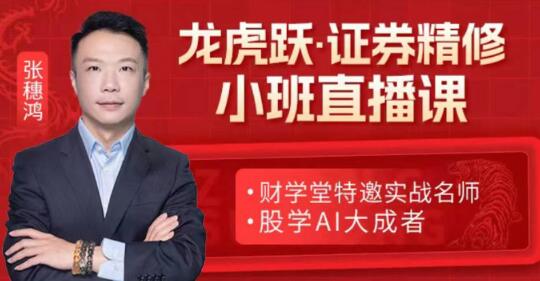 【张穗鸿】《2024年高阶小班课张穗鸿龙虎跃鸿雁 张穗鸿高阶小班课》