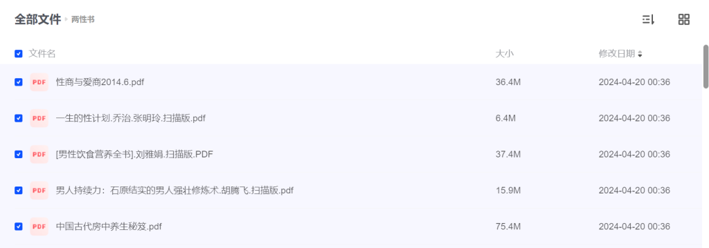 两性书籍大合集插图
