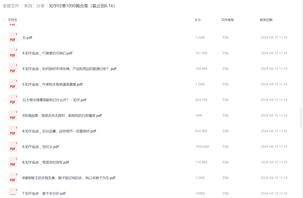 知乎付费文章1090篇免费分享插图4