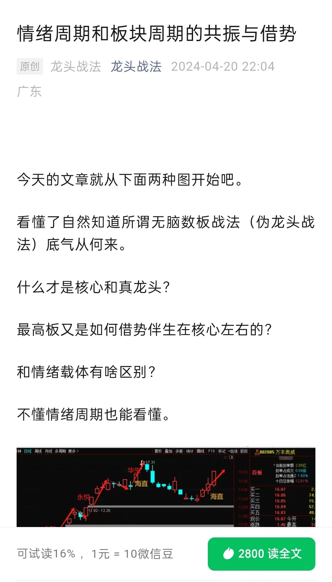 公众号龙头战法~20240420情绪周期和板块周期共振与借势pdf文档