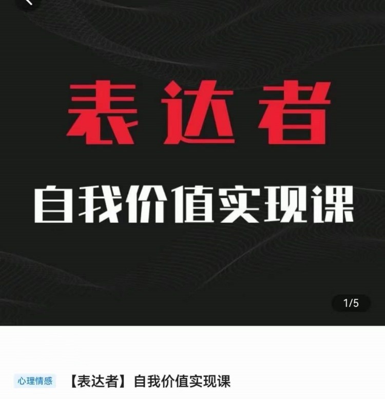 【表达者】自我价值实现课，思辨盛宴极致表达