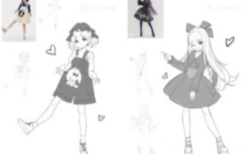 【设计上新】180. 大丸日系少女速写第3期2023【画质还可以只有视频】