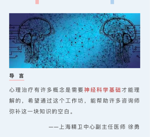 徐勇：神经科学视角下的心理治疗