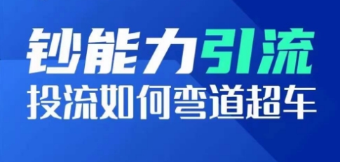 【钞能力引流】钞能力引流：投流如何弯道超车，投流系数及增长方法，创造爆款短视频