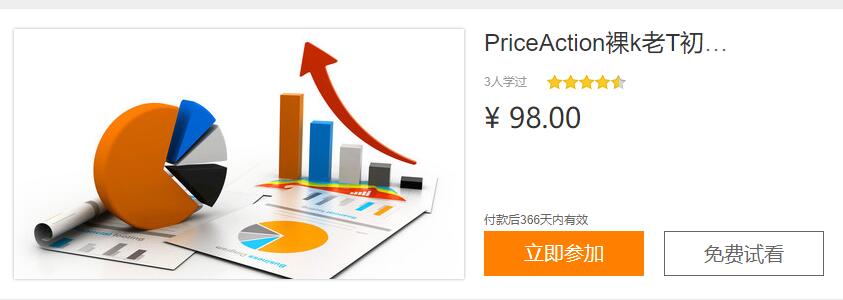 【老T】原价98元《老T-PriceAction裸k初级视频 15个视频》