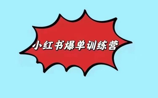 【抖音上新】小红书爆单训练营 从选品、开店到打造爆款笔记、出单，整套流程带你玩赚小红书