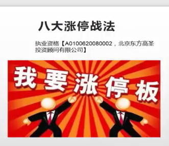 【股海淘金】《转圆老师的涨停八法》