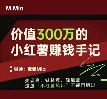 【抖音上新】价值300万的小红书赚钱手记 变现高、链路短、轻运营,这波“小红薯风口”不能再错过。插图 【抖音上新】价值300万的小红书赚钱手记 变现高、链路短、轻运营,这波“小红薯风口”不能再错过。