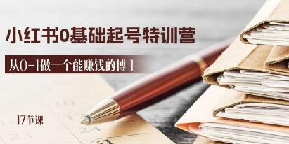 《小红书0基础起号特训营》从0-1做一个能赚钱的博主