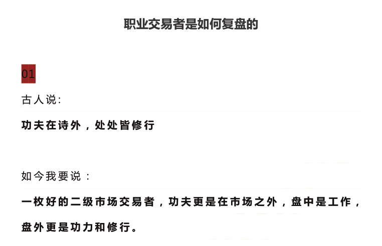 职业交易者是如何复盘的 1文档插图