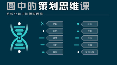 圆中的猫头鹰-圆中的策划思维课，系统化解决问题的思维