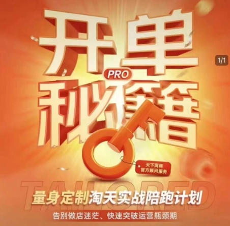 淘宝开单秘籍PRO，量身定制淘天实战陪跑计划，插图