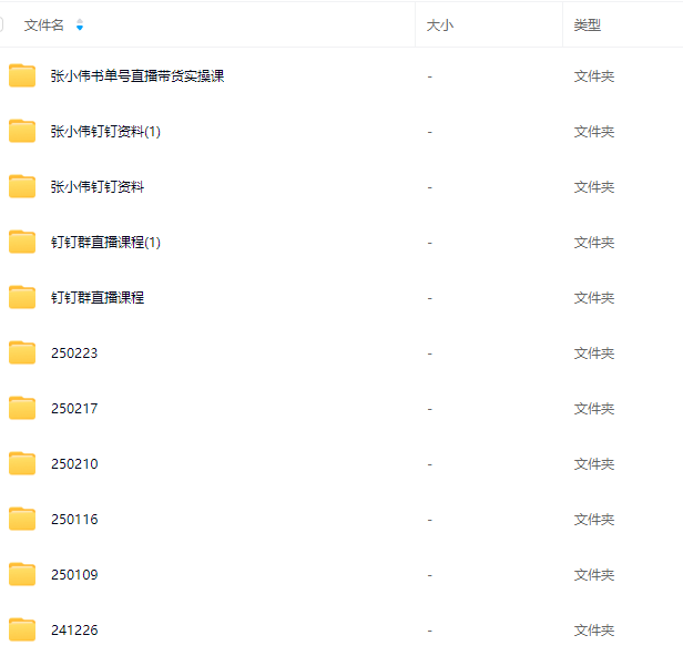 张小伟视频号带货实操课【25年7月最新】无人直播、书单号卖货、个人IP口播等，钉钉直播课+资料素材插图